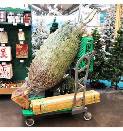 Chariot de magasin de bricolage
