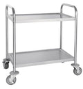 Chariot de service Inox 2 plateaux