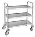 Chariot de Service Inox 3 Plateaux