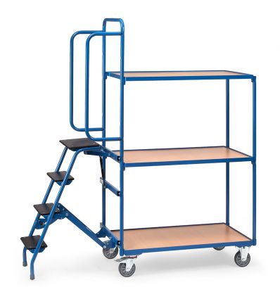 Chariot escabeau 250 kg