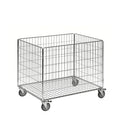 Chariot linge vrac en acier