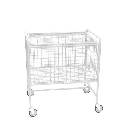 Chariot linge vrac en acier