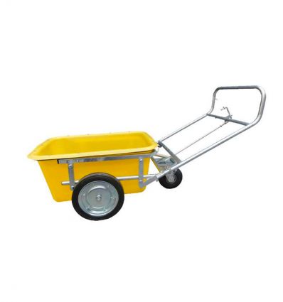 Chariot pour bac à mortier 200l