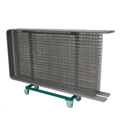 Chariot pour grille d'exposition