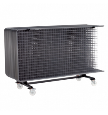 Chariot pour grille d'exposition
