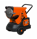 Chauffage industriel radiant mobile au fioul