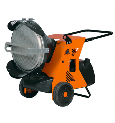 Chauffage industriel radiant mobile au fioul