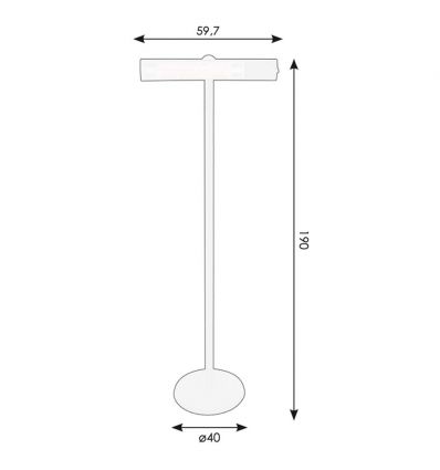 Chauffage radiant électrique sur pied professionnel