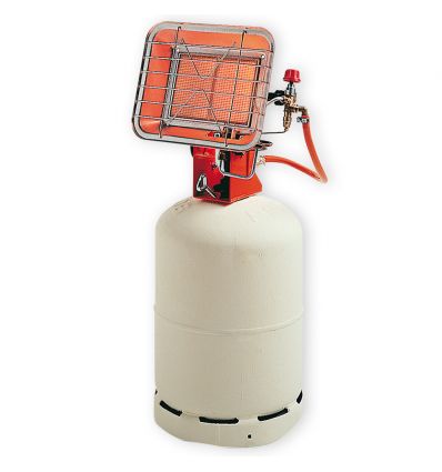 Chauffage radiant sur bouteille de gaz