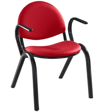 Chaise salle d'attente en tissu