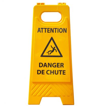 Chevalet danger plusieurs messages au choix