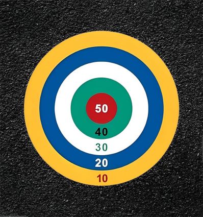 Cible Ronde 5 cases