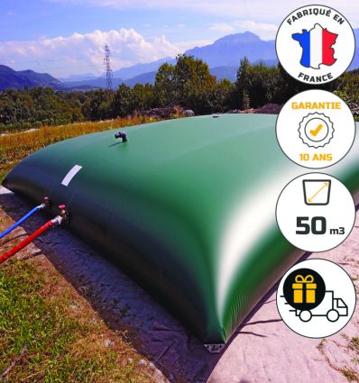 Citerne souple pour stockage d'eau 50 m3