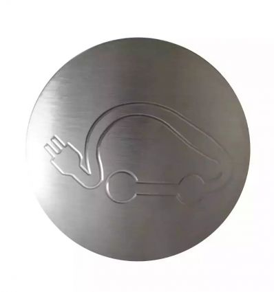 Clou de voirie logo voiture électrique