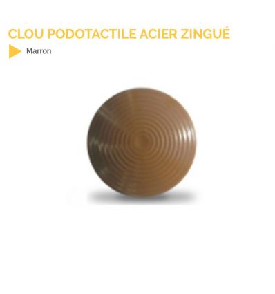 Clou podotactile Couleur