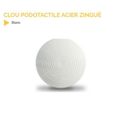 Clou podotactile Couleur