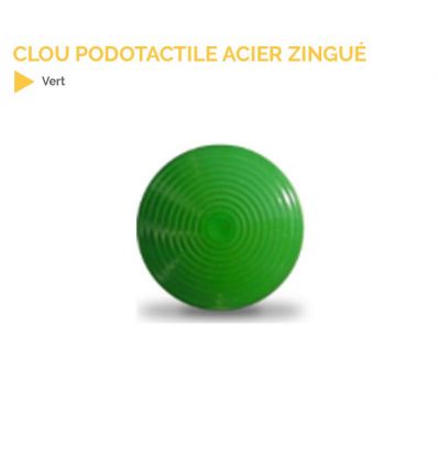 Clou podotactile Couleur