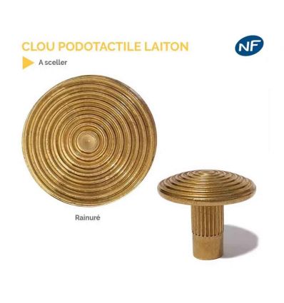 Clou Podotactile Laiton