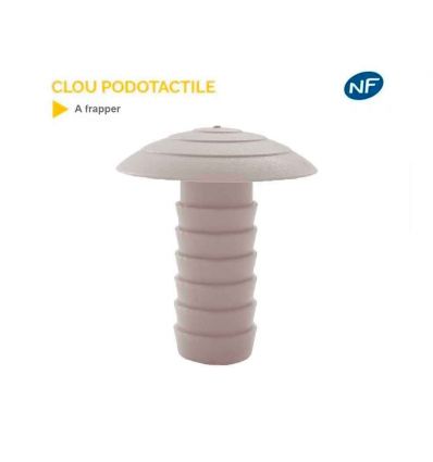 Clou Podotactile Plastique Polyamide