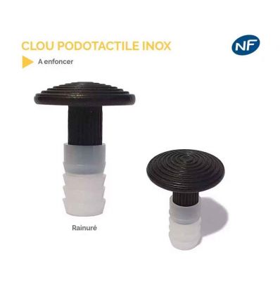 Clou Podotactile Noir