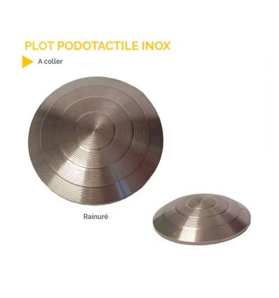 Clou Podotactile sans perçage Inox
