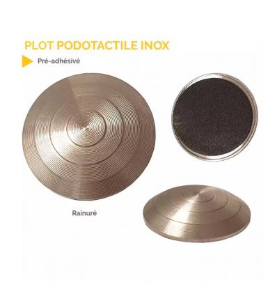 Clou Podotactile sans perçage Inox