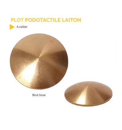 Clou Podotactile sans perçage Laiton