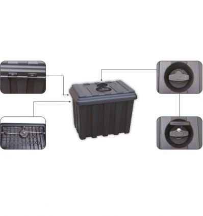 Coffre de chantier plastique petite contenance