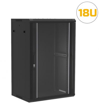 Coffret mural 19 pouces 18U - 600 x 450 mm