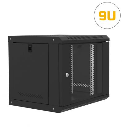 Coffret mural 19 pouces 9U - 600 x 450 mm