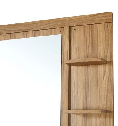 Coiffeuse Barbier en Bois avec Miroir