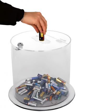 Collecteur de piles usagées