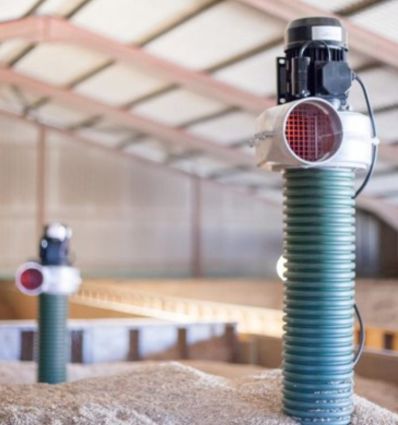 Colonne de ventilation céréales pour stockage à plat Standard 3,5 m