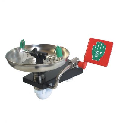 Douche d'urgence et laveur d'yeux combiné premium