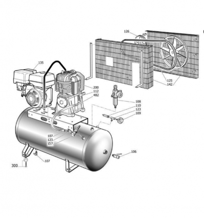 Compresseur Diesel 270L à 500L - Nuair