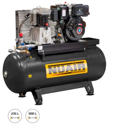Compresseur Diesel 270L à 500L - Nuair
