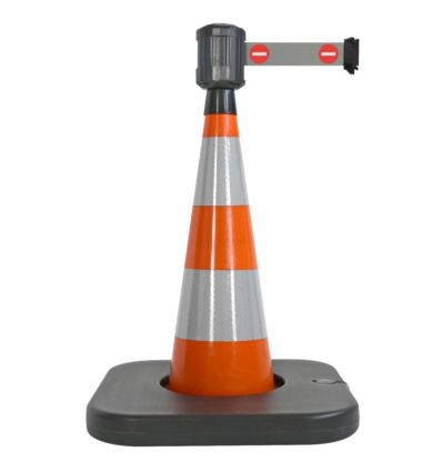 Cône de signalisation avec sangle