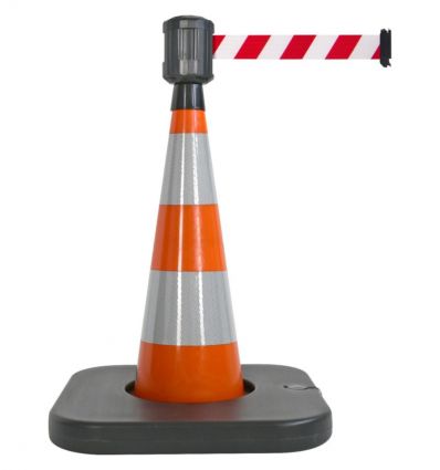 Cône de signalisation avec sangle