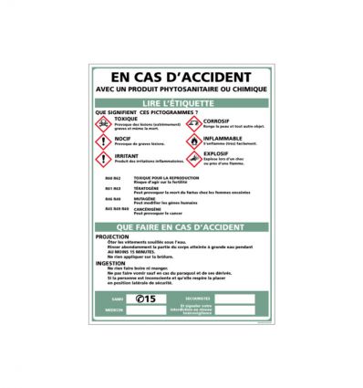 Consignes de sécurité produits phytosanitaires
