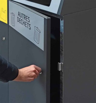 Conteneur de tri sélectif 3 compartiments