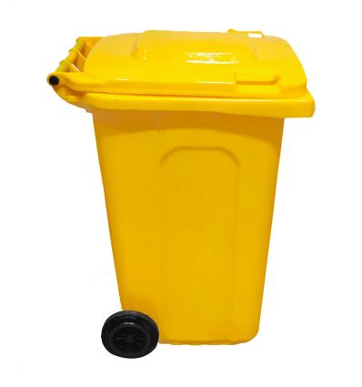 Conteneur Poubelle Jaune 240 Litres