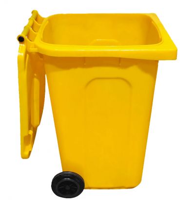 Conteneur Poubelle Jaune 240 Litres