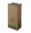 Corbeille de tri sélectif en carton
