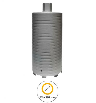 Couronne carotteuse a sec​ micro percussion