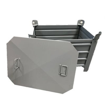 Couvercle pour caisse palette métallique