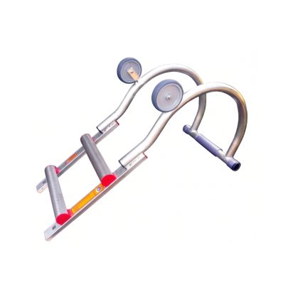 Crochet de faîtage pour échelle de toit en alu