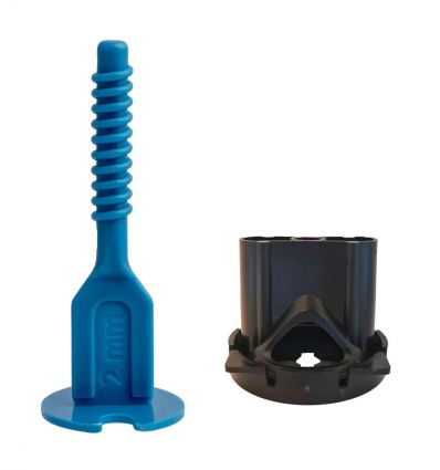Croisillon Autonivelant 2 mm à Visser - Lot de 100