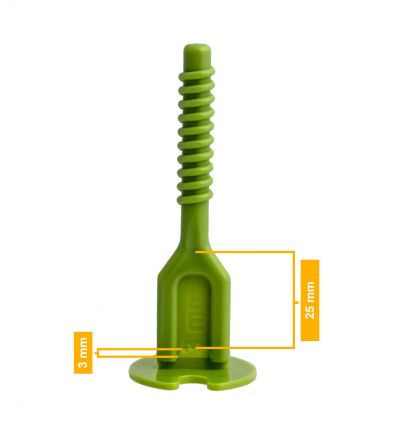Croisillon Autonivelant 2 mm à Visser - Lot de 100