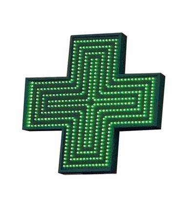 Croix de Pharmacie Lumineuse extérieur Simple Face