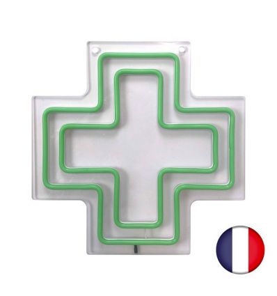 Croix Lumineuse pharmacie intérieur